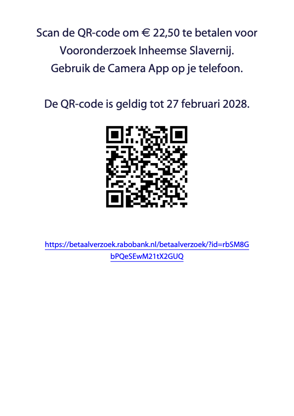 QR-code betaling €22,50